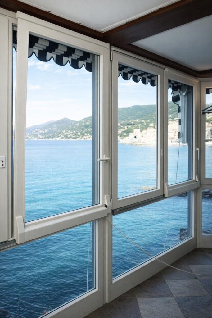 Vetrate hotel vista mare